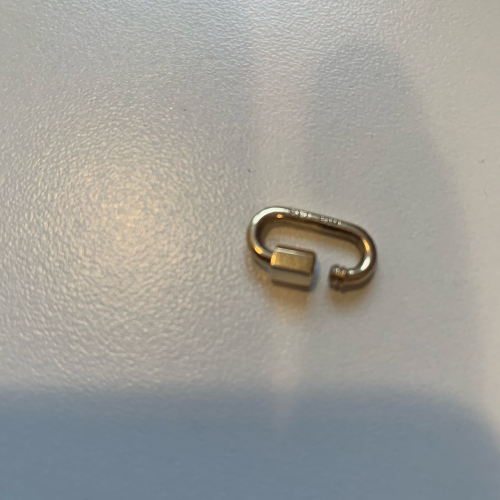 Marla Aaron baby lock 14k yellow gold